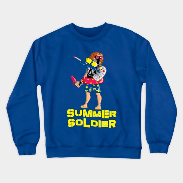 Summer Soldier Crewneck Sweatshirt by VicNeko